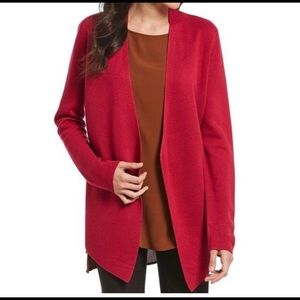 Eileen fisher open cardigan.